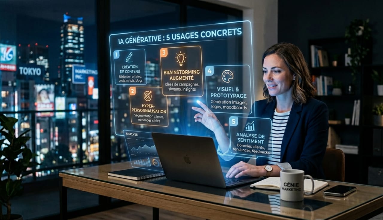 L'IA générative : 5 usages concrets pour propulser votre stratégie marketing